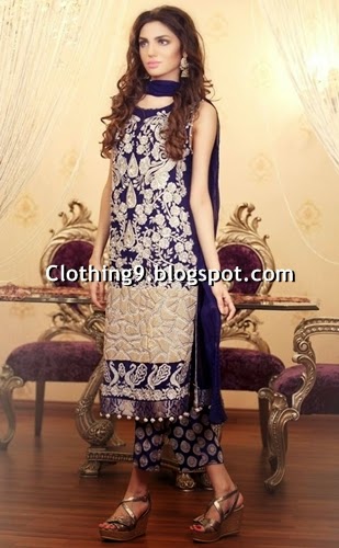 Pakistani Boutique Dresses 2015 - Kanav Designer Evening Wear ...